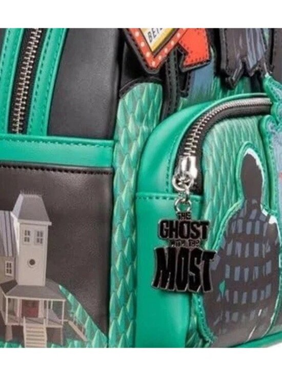 Beetlejuice Glow in the Dark Mini Backpack Lenticular Graveyard Loungefly NWT main image 7